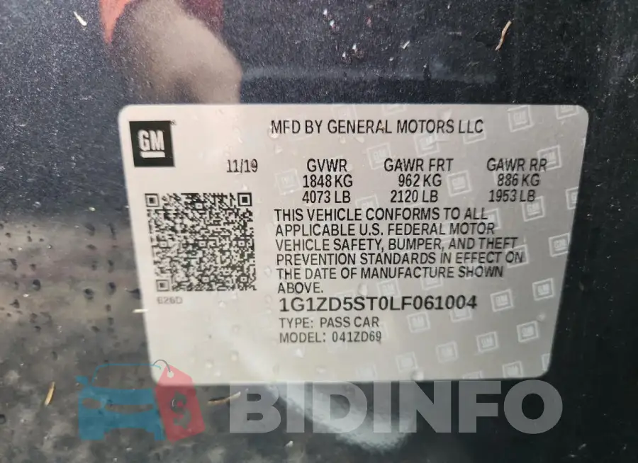 1G1ZD5ST0LF061004 Photo# 14