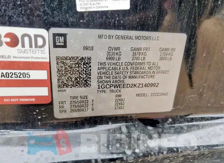 1GCPWEED2KZ140992 Photo# 12