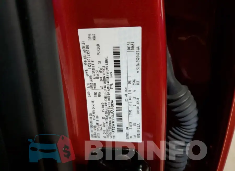 1FTEW1EP0LFA46834 Photo# 12