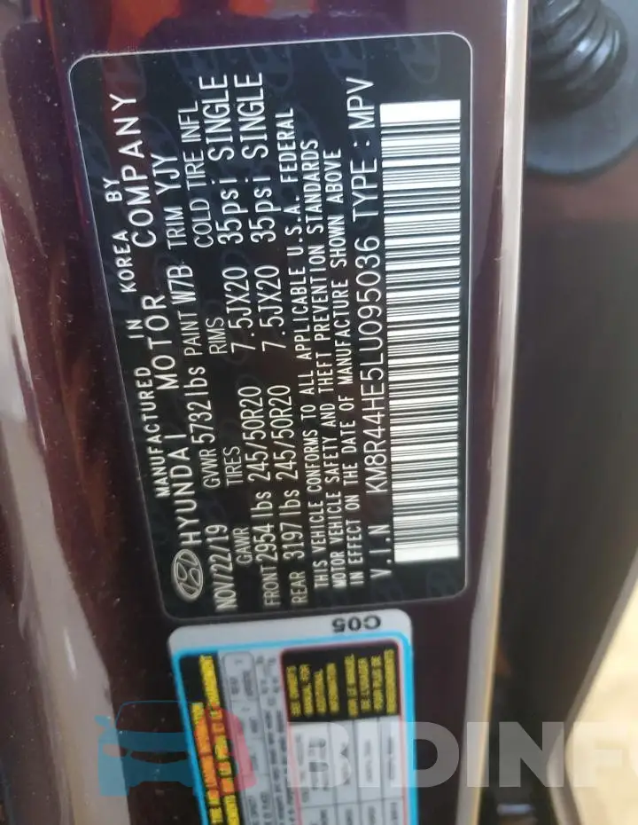 KM8R44HE5LU095036 Photo# 13