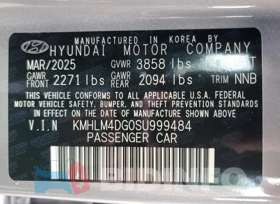 KMHLM4DG0SU999484 Photo# 13