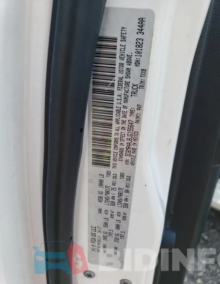 3C6MR4AJ8JG155647 Photo# 12