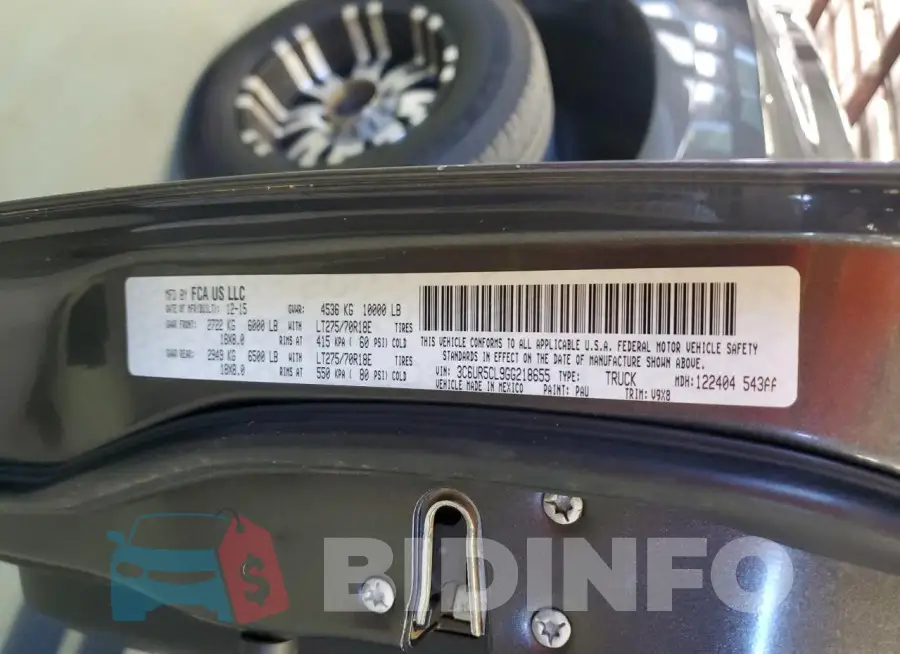 3C6UR5CL9GG218655 Photo# 13
