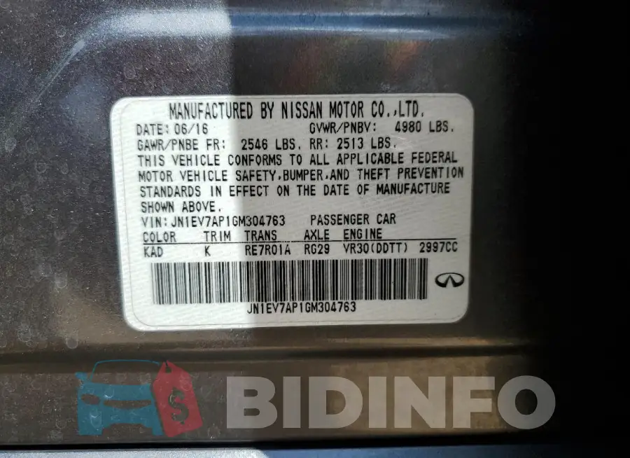 JN1EV7AP1GM304763 Photo# 12
