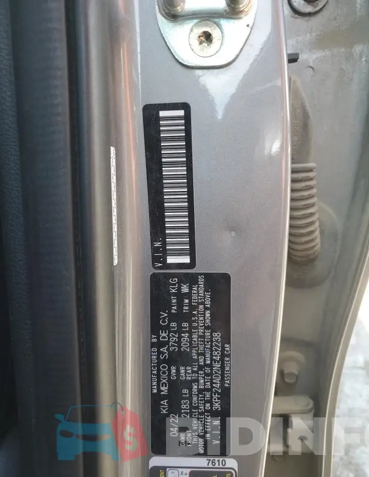 3KPF24AD2NE482238 Photo# 12