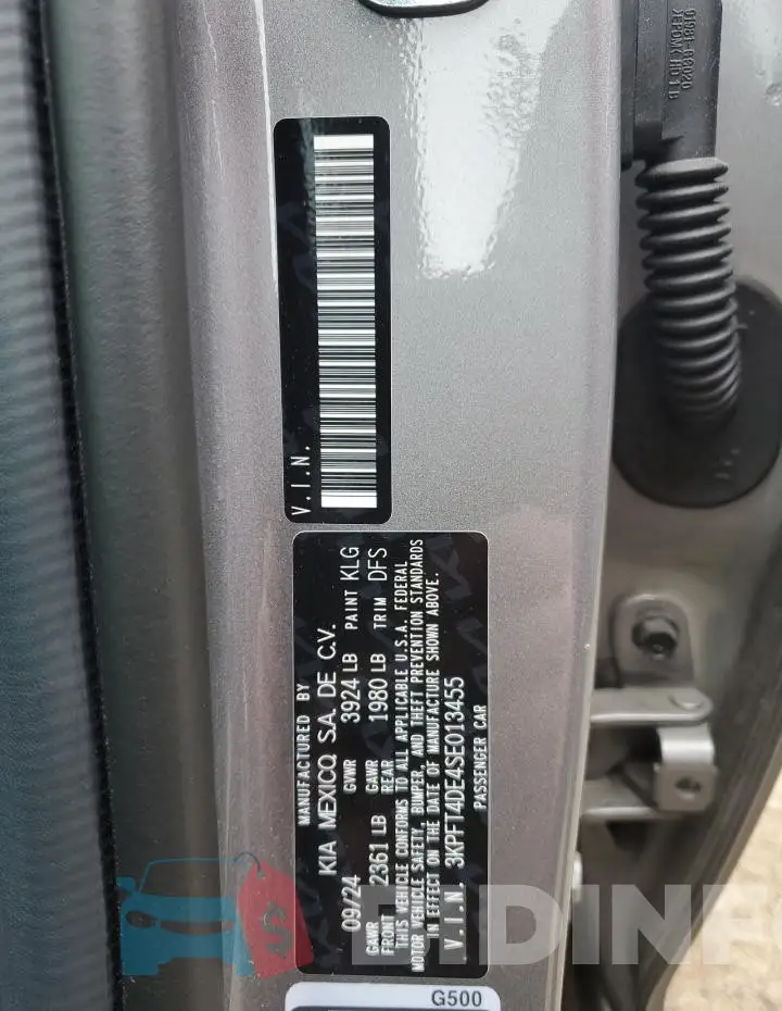 3KPFT4DE4SE013455 Photo# 12