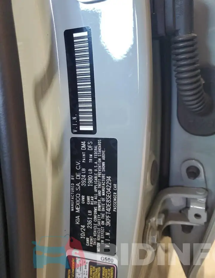 3KPFT4DE8SE042294 Photo# 12
