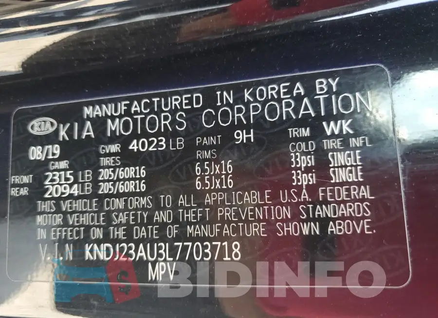 KNDJ23AU3L7703718 Photo# 13