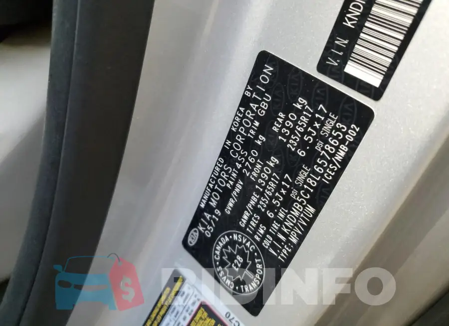 KNDMB5C18L6578653 Photo# 13