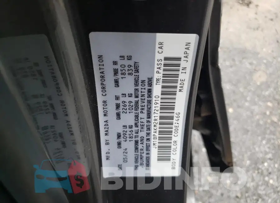 JM1BPAKM2R1721910 Photo# 13