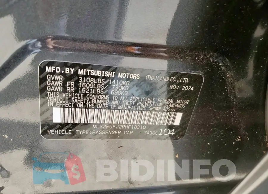 ML32FUFJ2RHF18310 Photo# 12