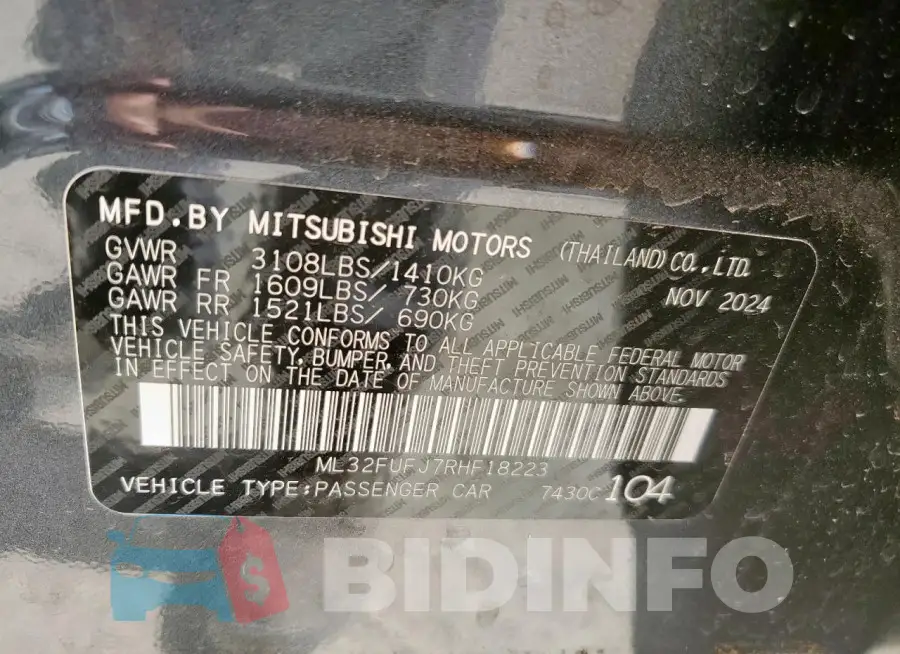 ML32FUFJ7RHF18223 Photo# 12