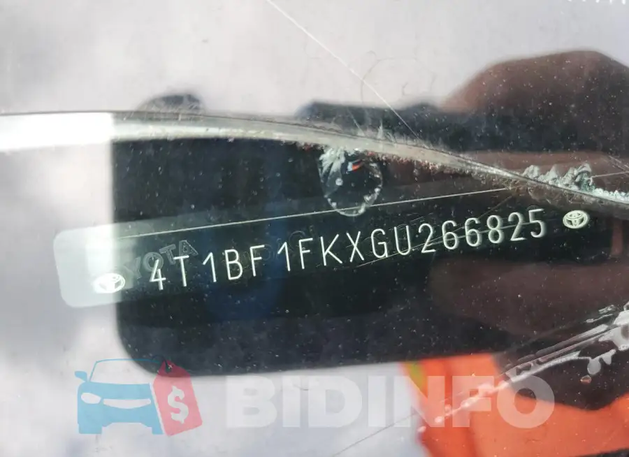 4T1BF1FKXGU266825 Photo# 12