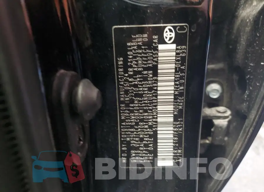 5YFB4MDEXRP174879 Photo# 13