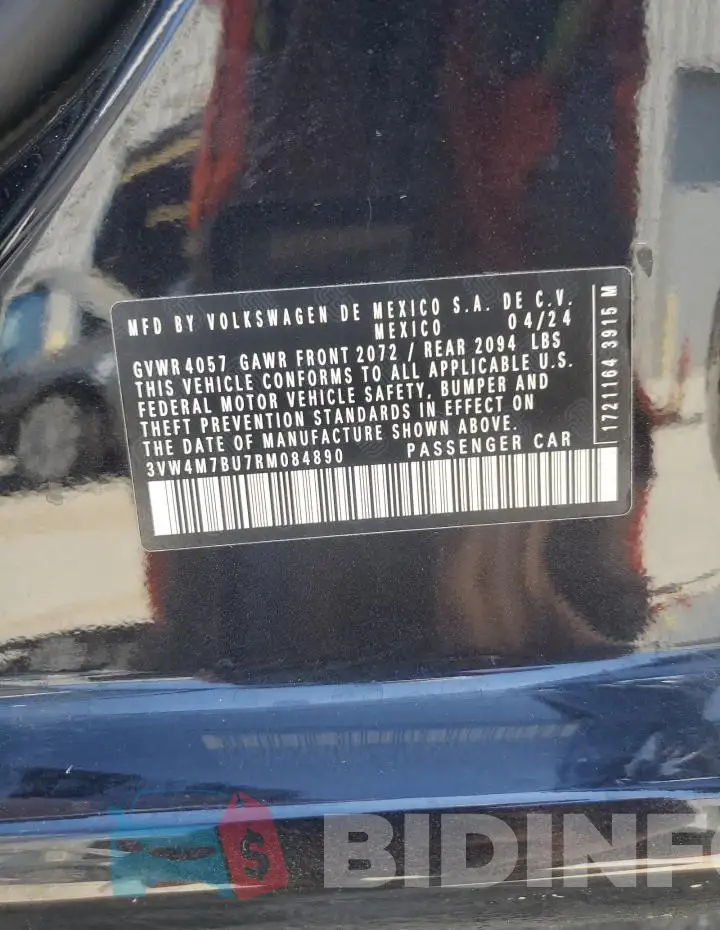 3VW4M7BU7RM084890 Photo# 12