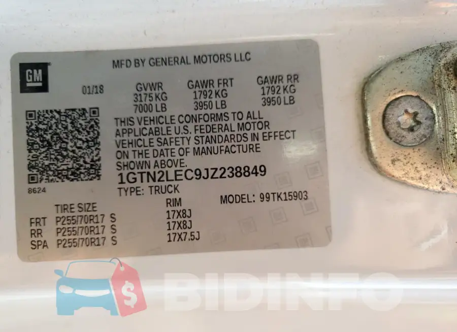 1GTN2LEC9JZ238849 Photo# 12