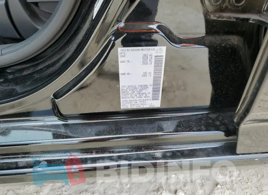 1N4BL4BV2RN354995 Photo# 12