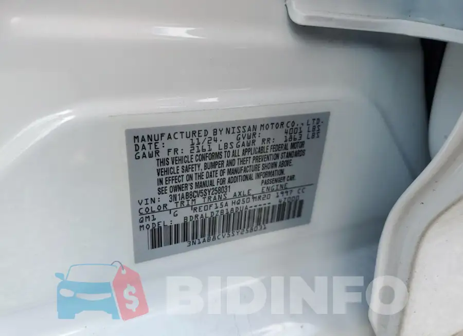 3N1AB8CV5SY258031 Photo# 12