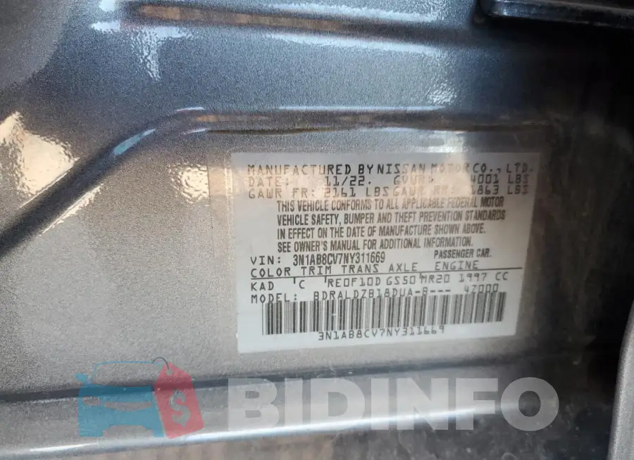 3N1AB8CV7NY311669 Photo# 12