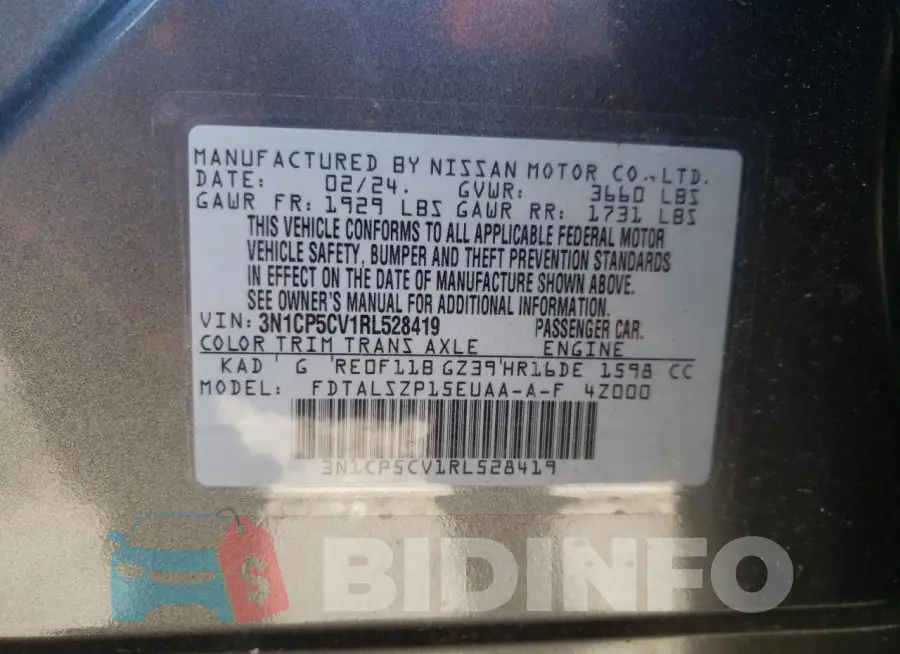 3N1CP5CV1RL528419 Photo# 14