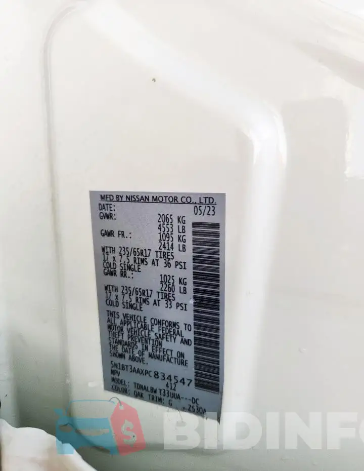 5N1BT3AAXPC834547 Photo# 14