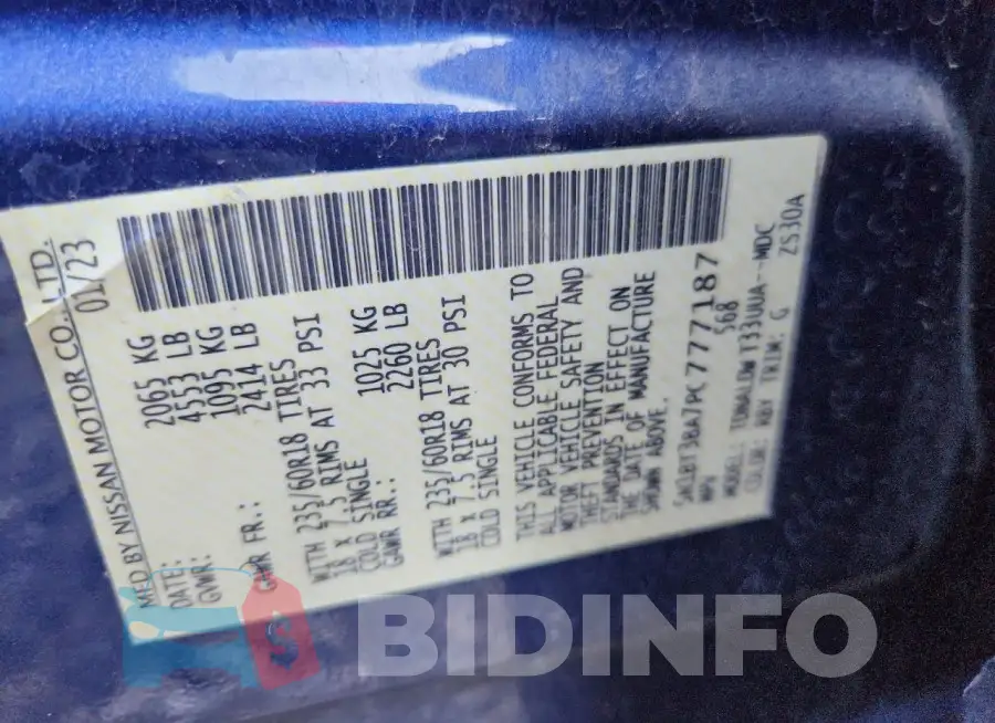 5N1BT3BA7PC777187 Photo# 13