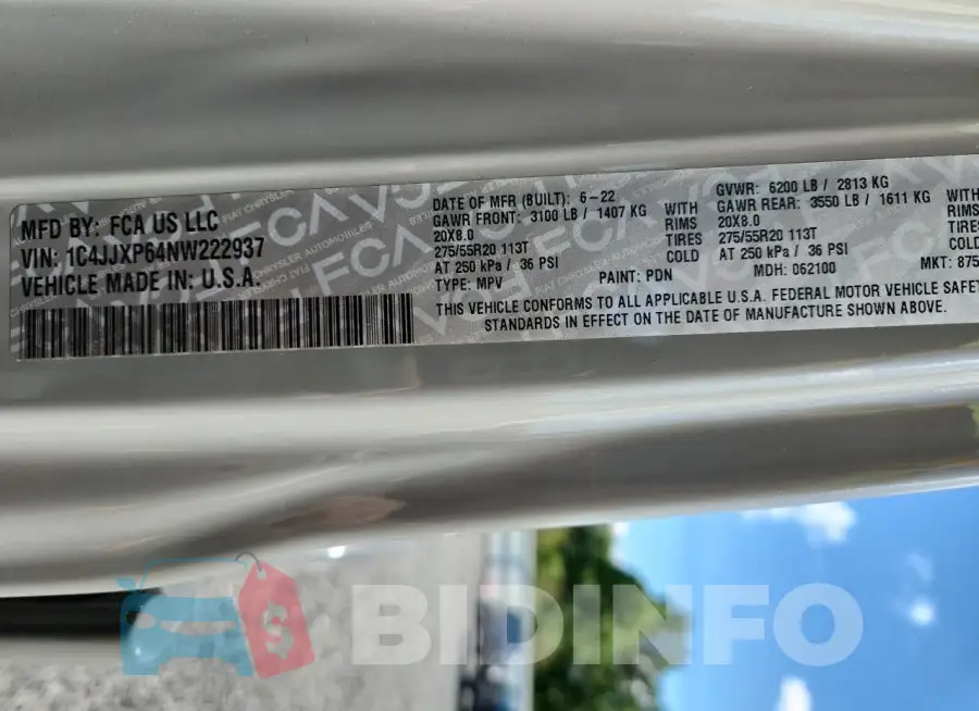 1C4JJXP64NW222937 Photo# 13