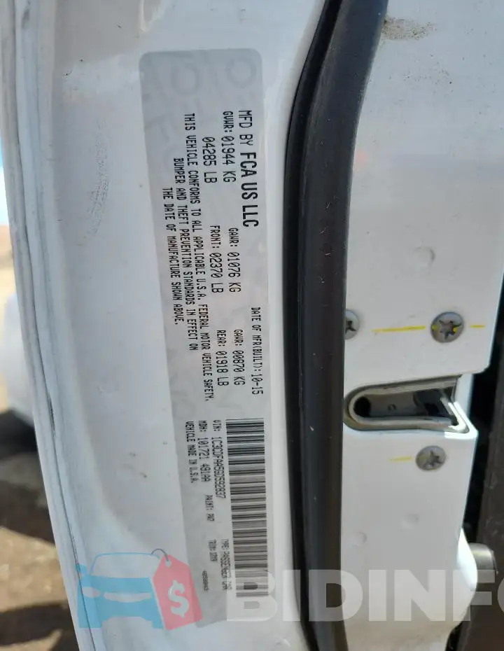 1C3CDFAA5GD592837 Photo# 12