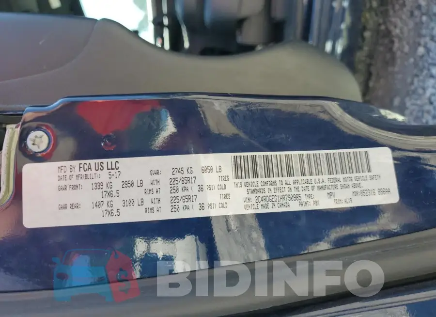 2C4RDGEG1HR790985 Photo# 13