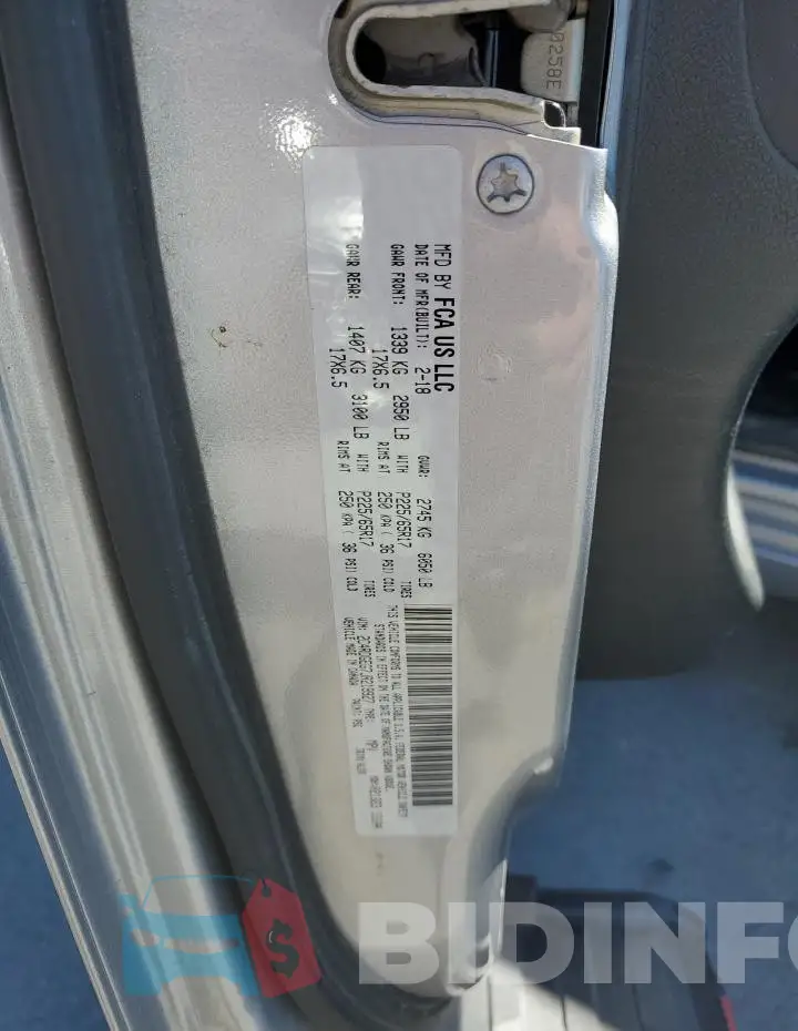 2C4RDGEG7JR219927 Photo# 14