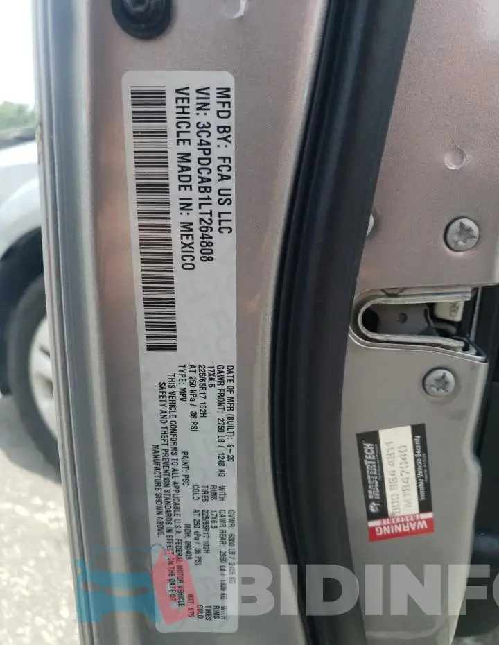 3C4PDCAB1LT264808 Photo# 13