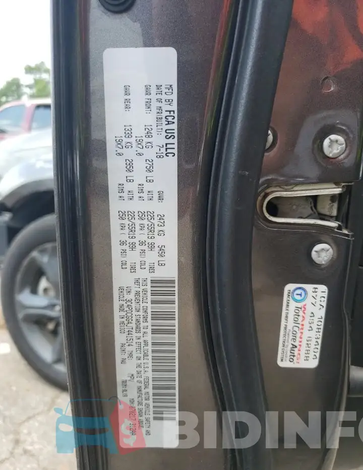 3C4PDCGG4JT441514 Photo# 14