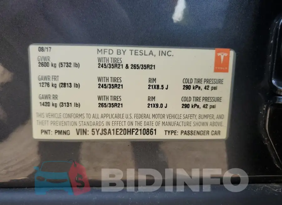 5YJSA1E20HF210861 Photo# 12