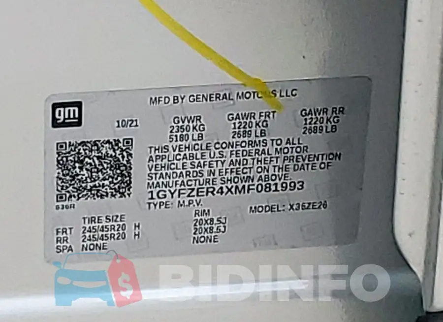 1GYFZER4XMF081993 Photo# 12