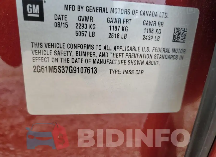 2G61M5S37G9107613 Photo# 12
