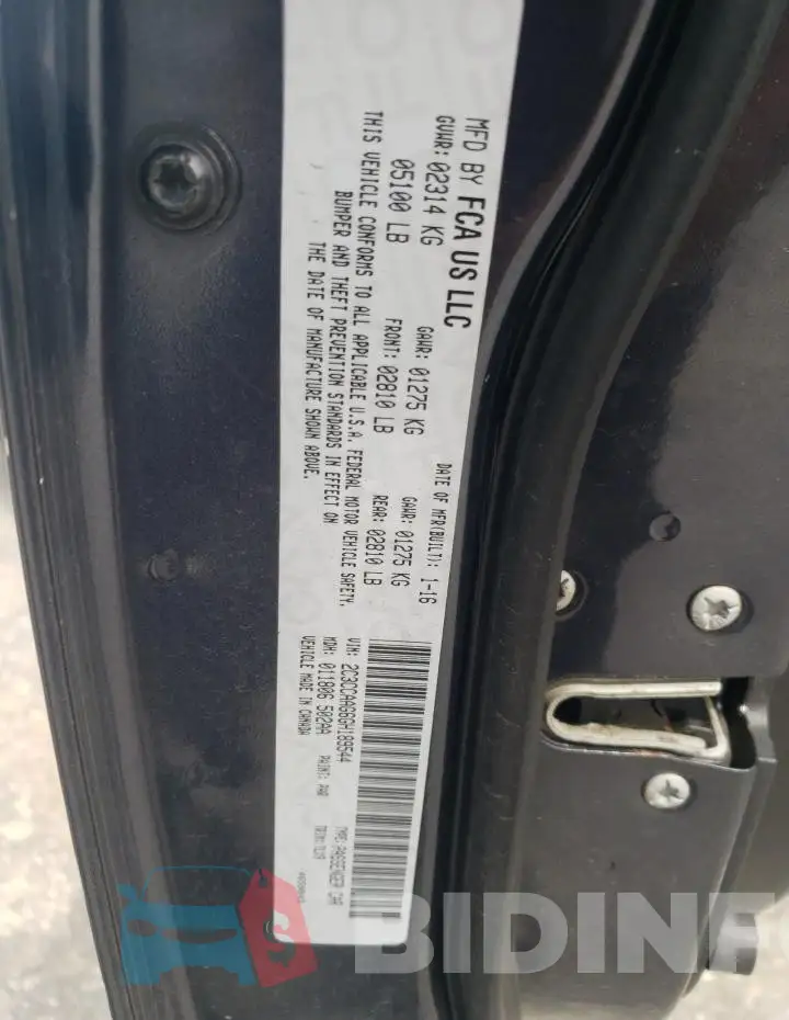 2C3CCAAG6GH189544 Photo# 12
