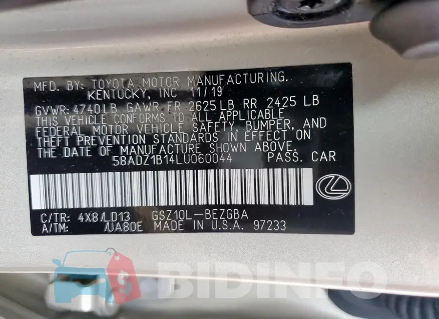 58ADZ1B14LU060044 Photo# 13