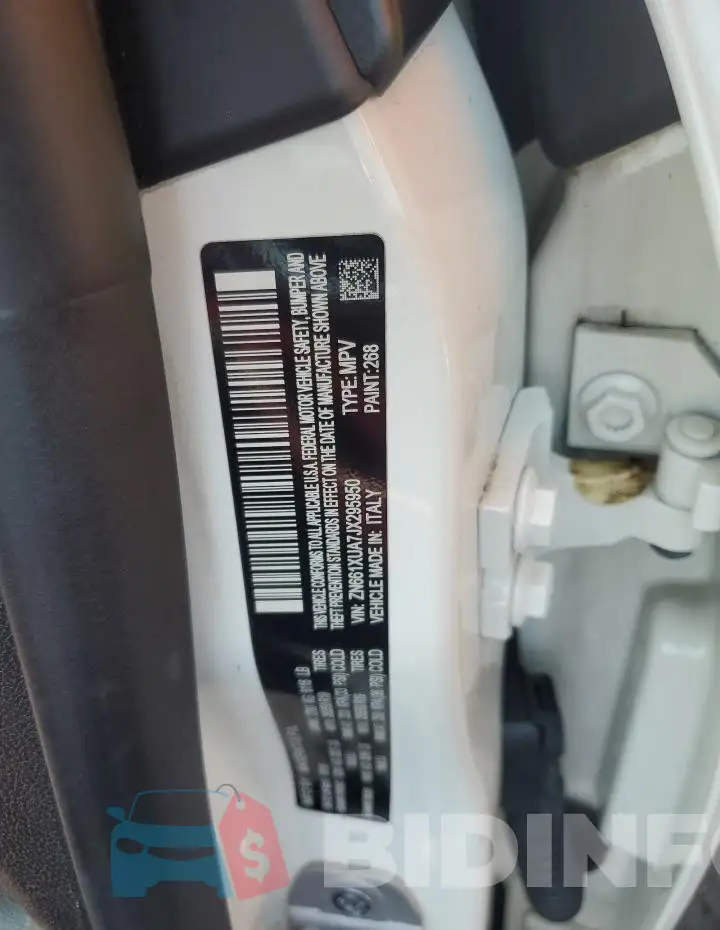 ZN661XUA7JX295950 Photo# 13