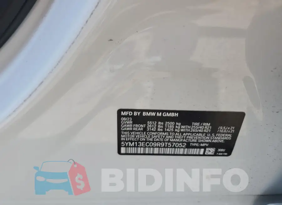 5YM13EC09R9T57052 Photo# 14