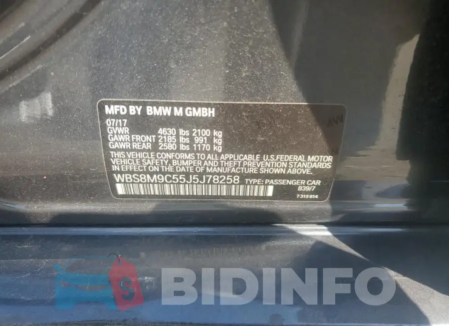 WBS8M9C55J5J78258 Photo# 12