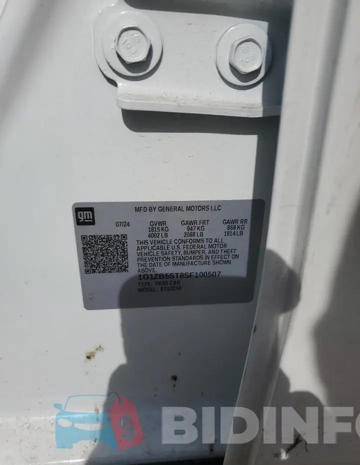 1G1ZB5ST8SF100507 Photo# 12