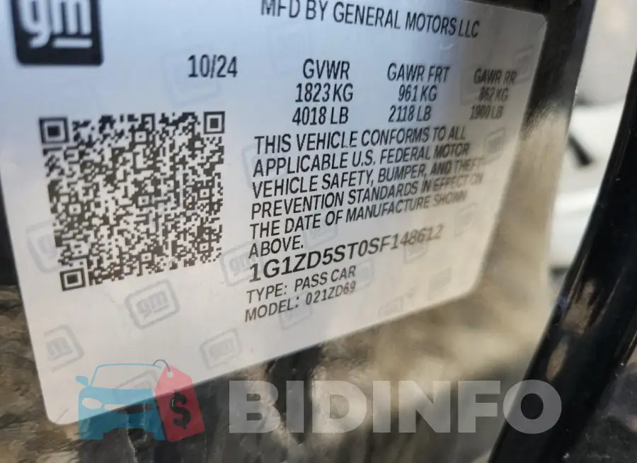 1G1ZD5ST0SF148612 Photo# 13