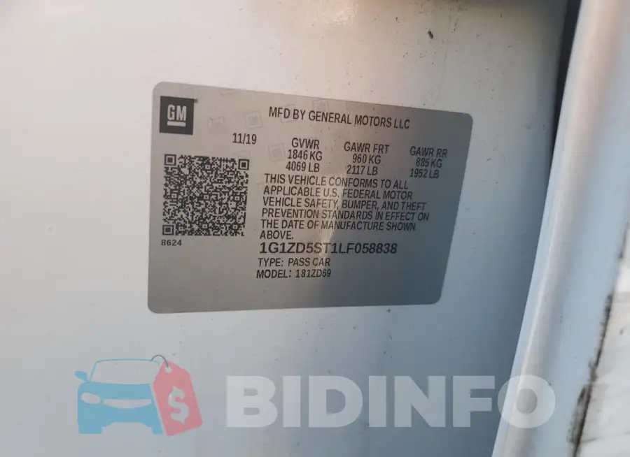1G1ZD5ST1LF058838 Photo# 13
