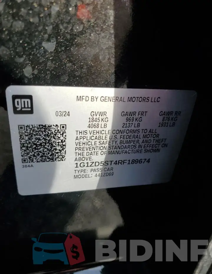 1G1ZD5ST4RF189674 Photo# 13