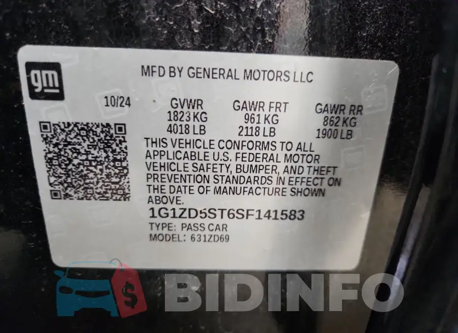1G1ZD5ST6SF141583 Photo# 12