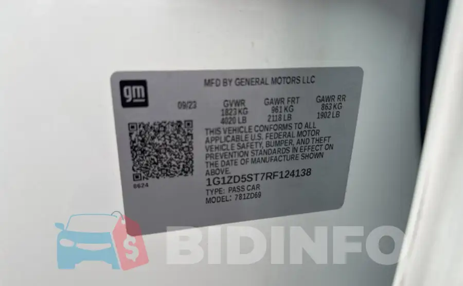 1G1ZD5ST7RF124138 Photo# 10