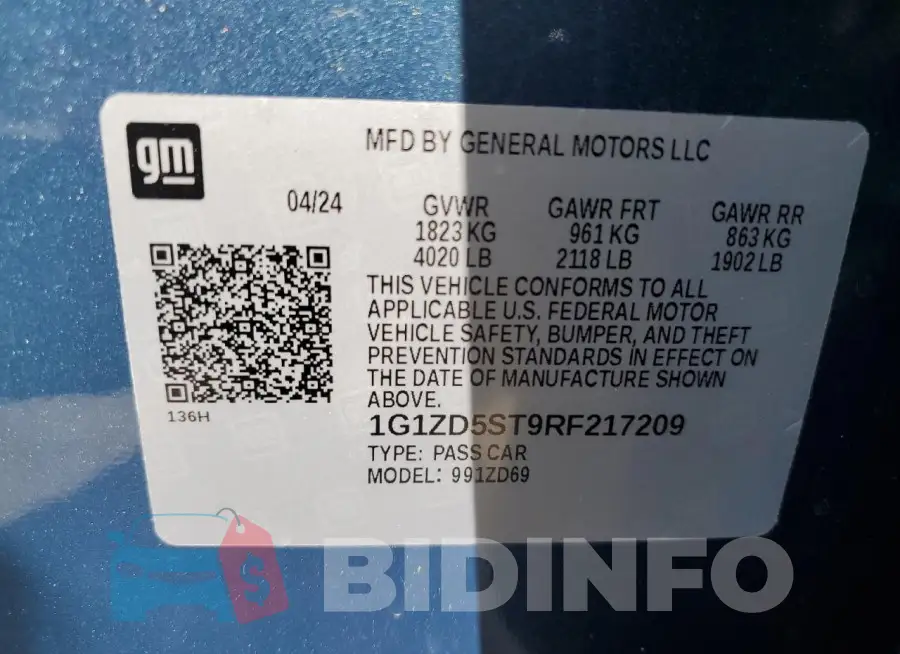 1G1ZD5ST9RF217209 Photo# 13