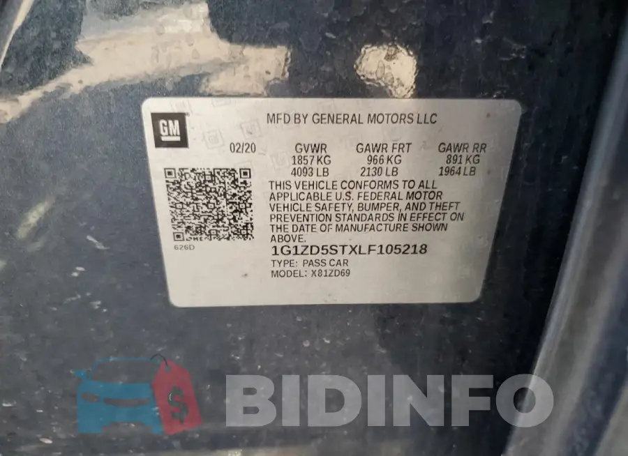 1G1ZD5STXLF105218 Photo# 12
