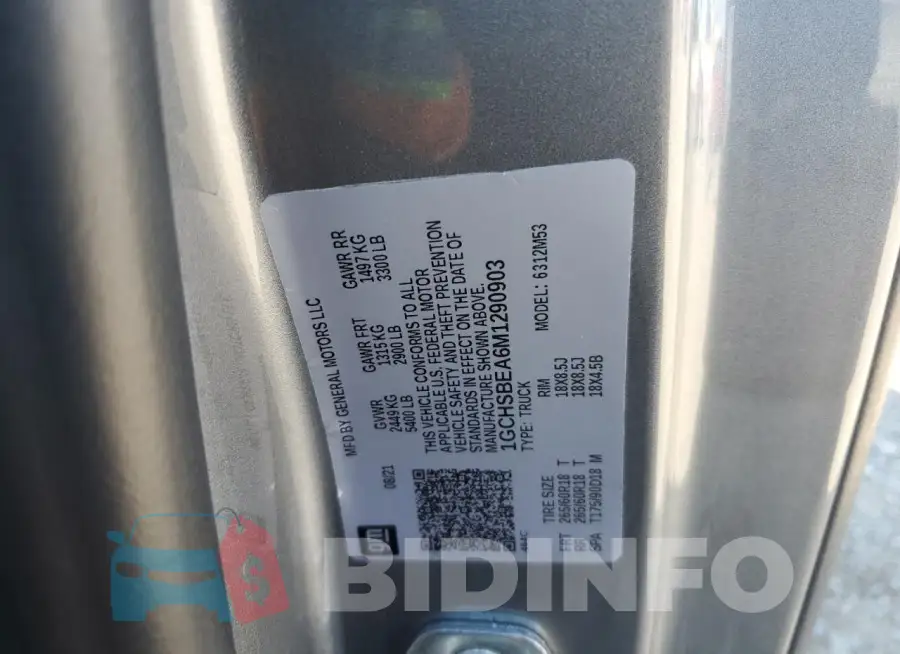 1GCHSBEA6M1290903 Photo# 12