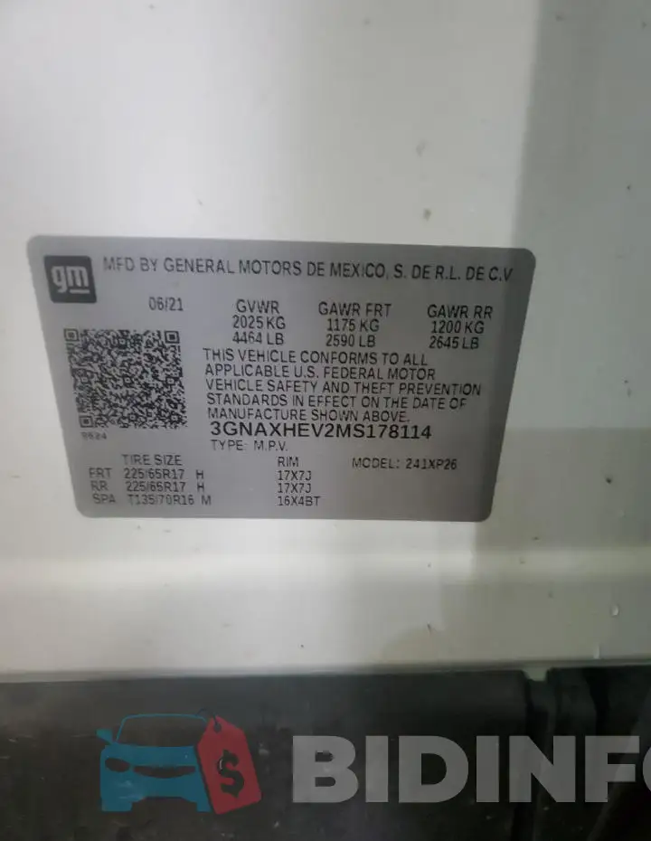 3GNAXHEV2MS178114 Photo# 12
